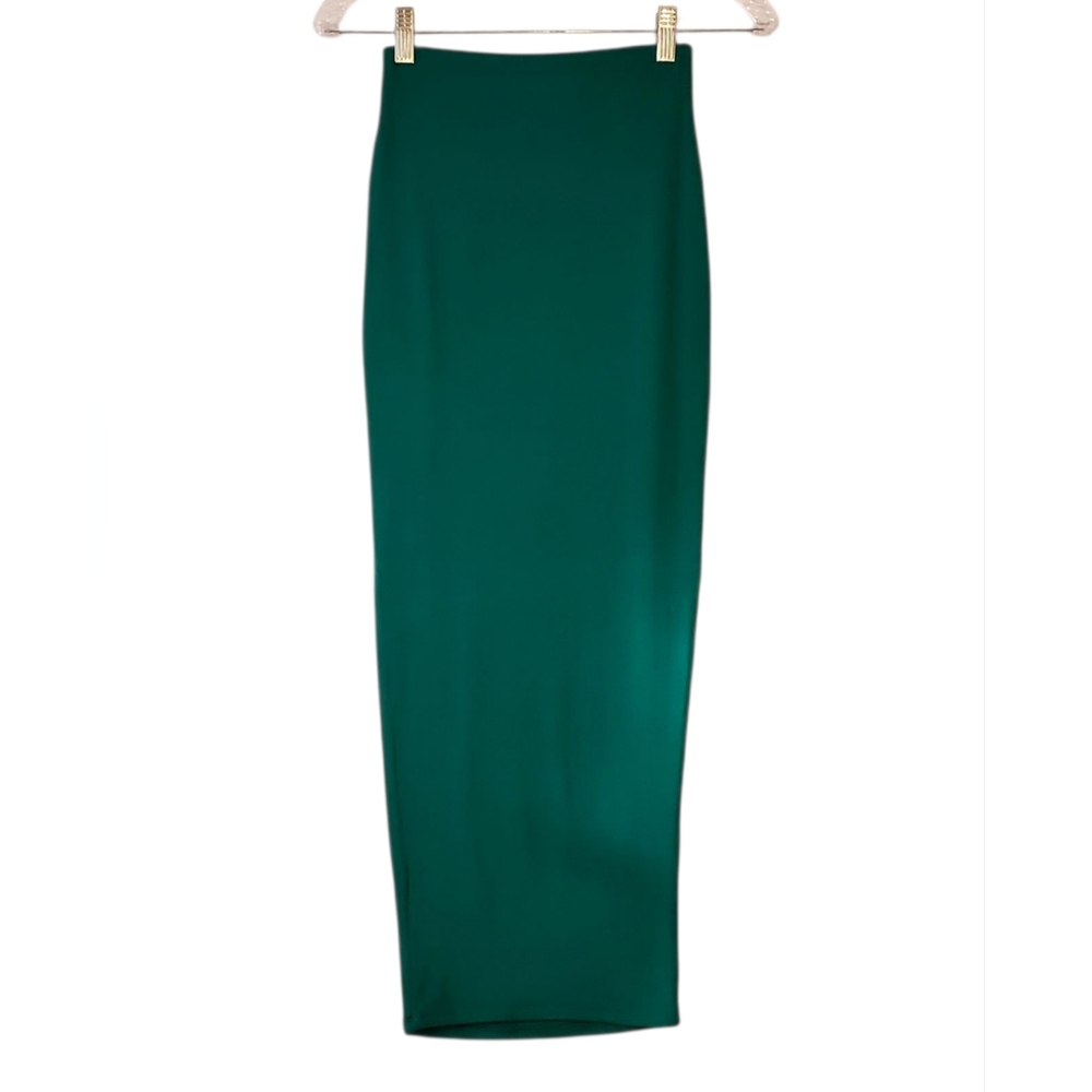 New‎ Naked Wardrobe Green Knit Pencil Skirt Size Small NWOT